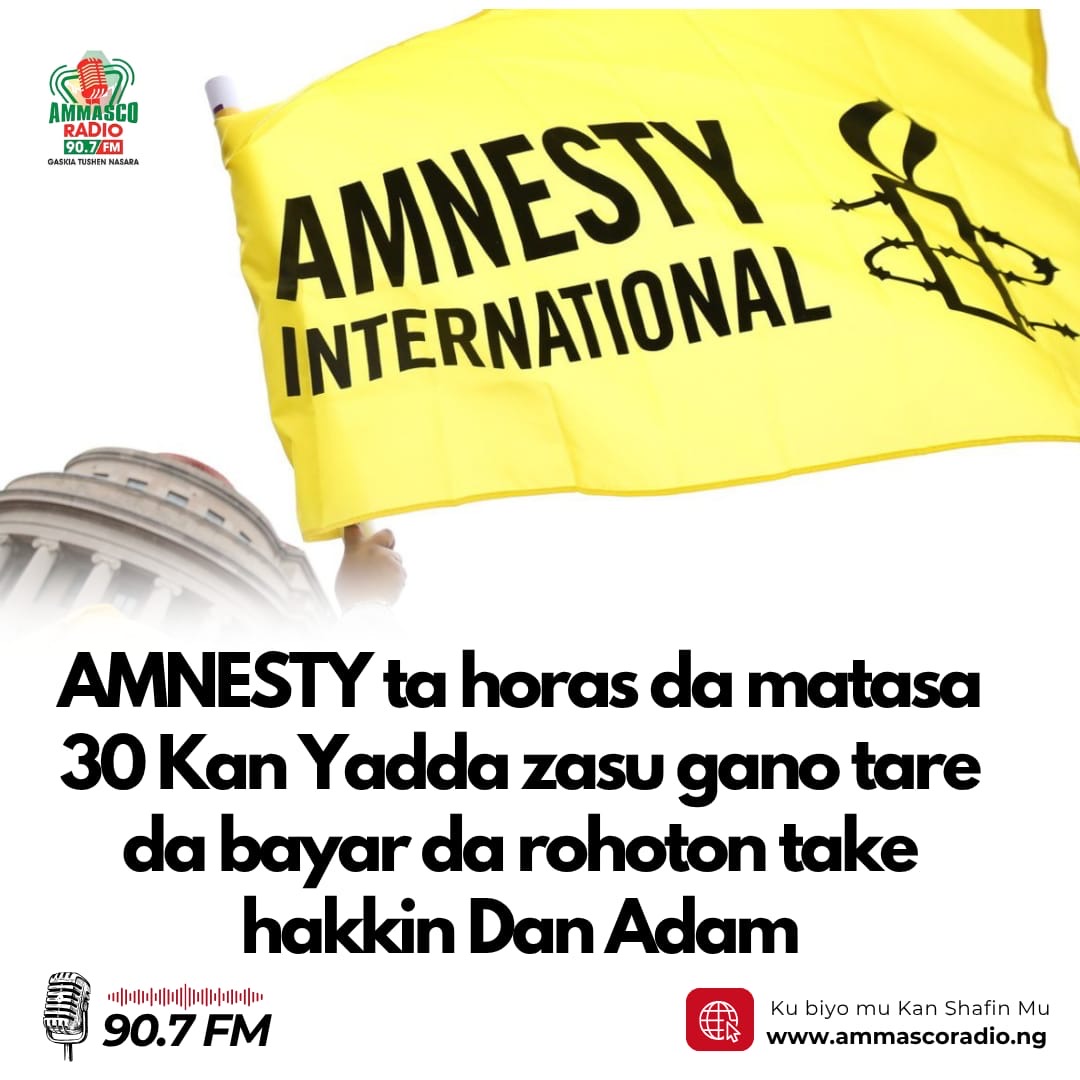 AMNESTY ta horas da matasa 30 Kan Yadda zasu gano tare da bayar da rohoton take hakkin Dan Adam