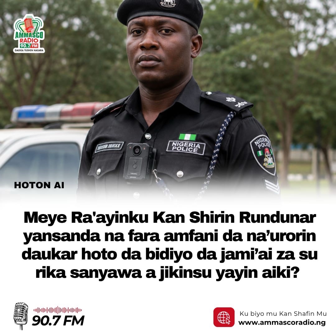 Rundunar yansanda na shirin fara amfani da na’urorin daukar hoto da bidiyo da jami’ai za su rika sanyawa a jikinsu yayin aiki