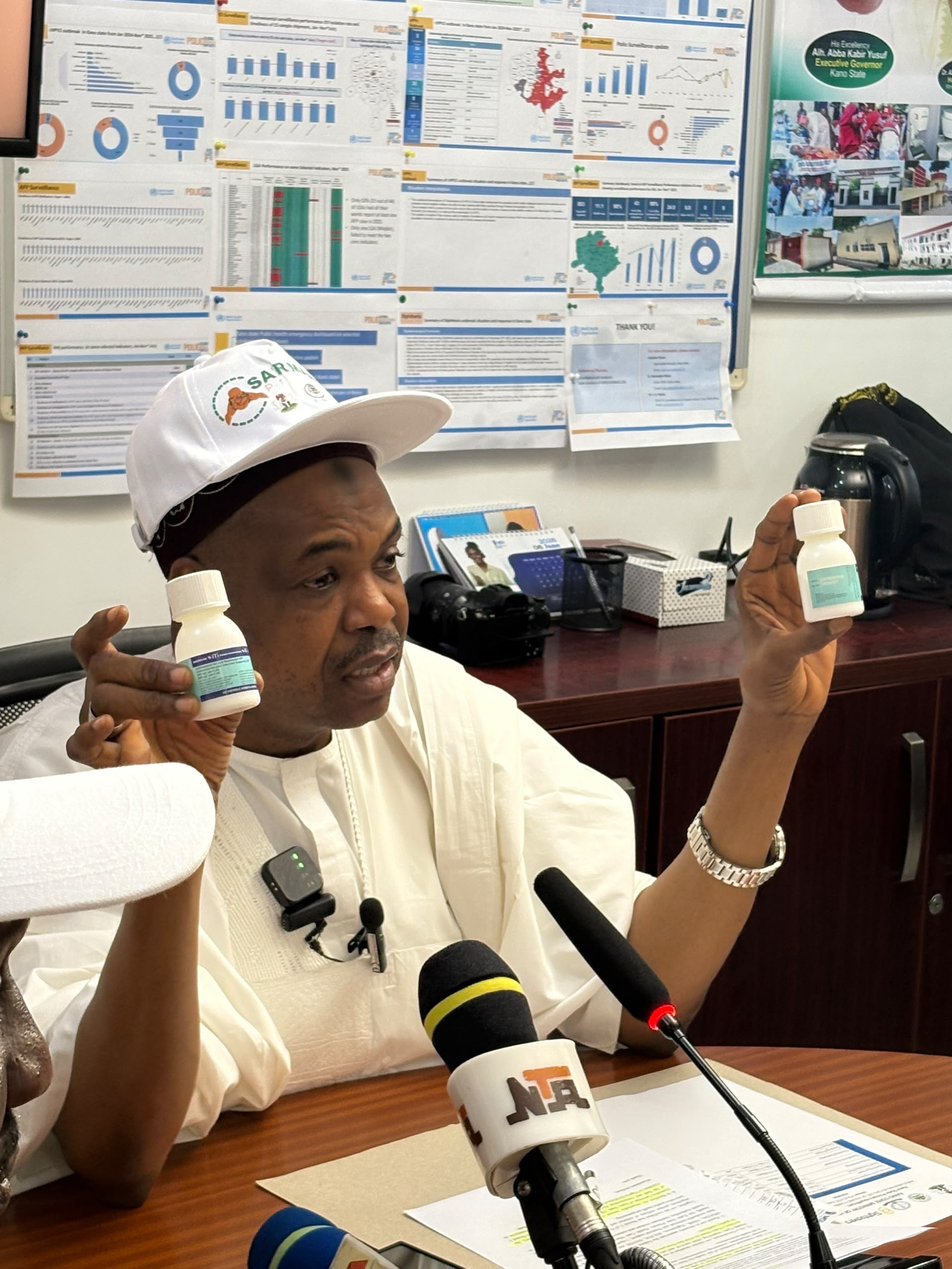 Gwamnatin Kano ta kaddamar da  rabon maganin sama da miliyan 2.9M ga yara dake kananun hukumomi 36 karkashin Shirin SARMAAN II zagaye na uku
