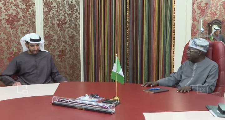 Tinubu Ya Karɓi Baƙuncin Ƙaramin Ministan Harkokin Wajen Daular Larabawa