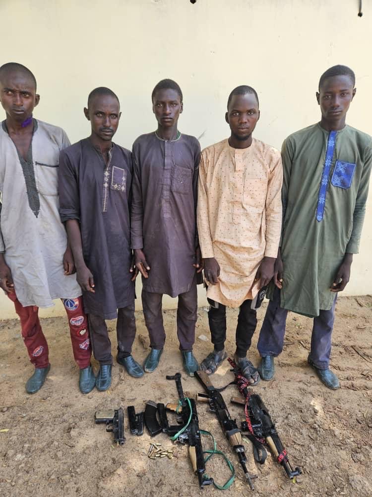 Dakarun Operation HADIN KAI Sun Kama Mutum Biyar da Ake Zargi da Garkuwa da Mutane a Yobe